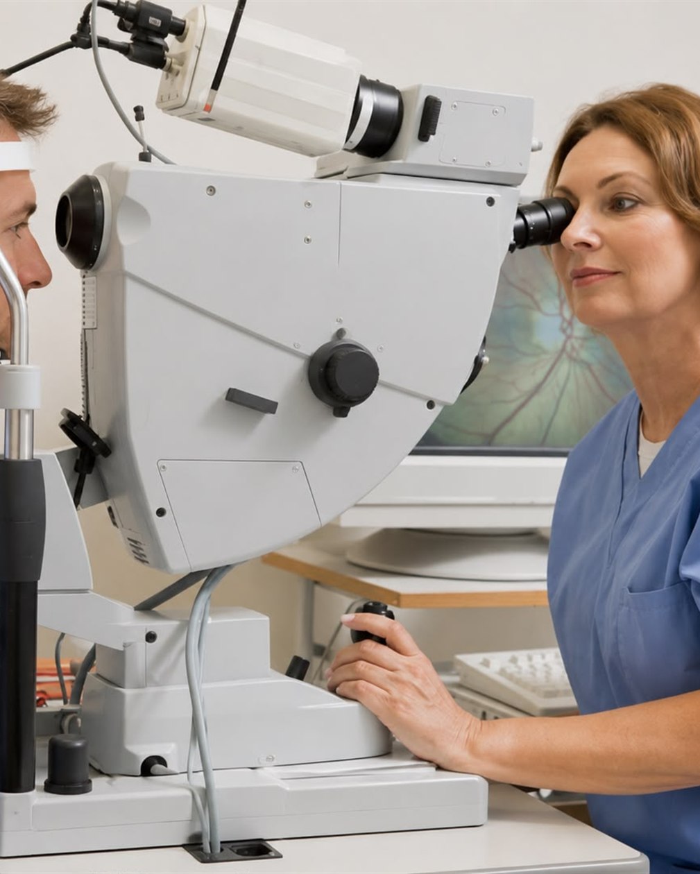 Cirurgia de Retina Exame de retina com tecnologia avançada na Raro Clínica da Visão