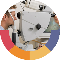 Exame de retinografia digital na Raro Clínica da Visão